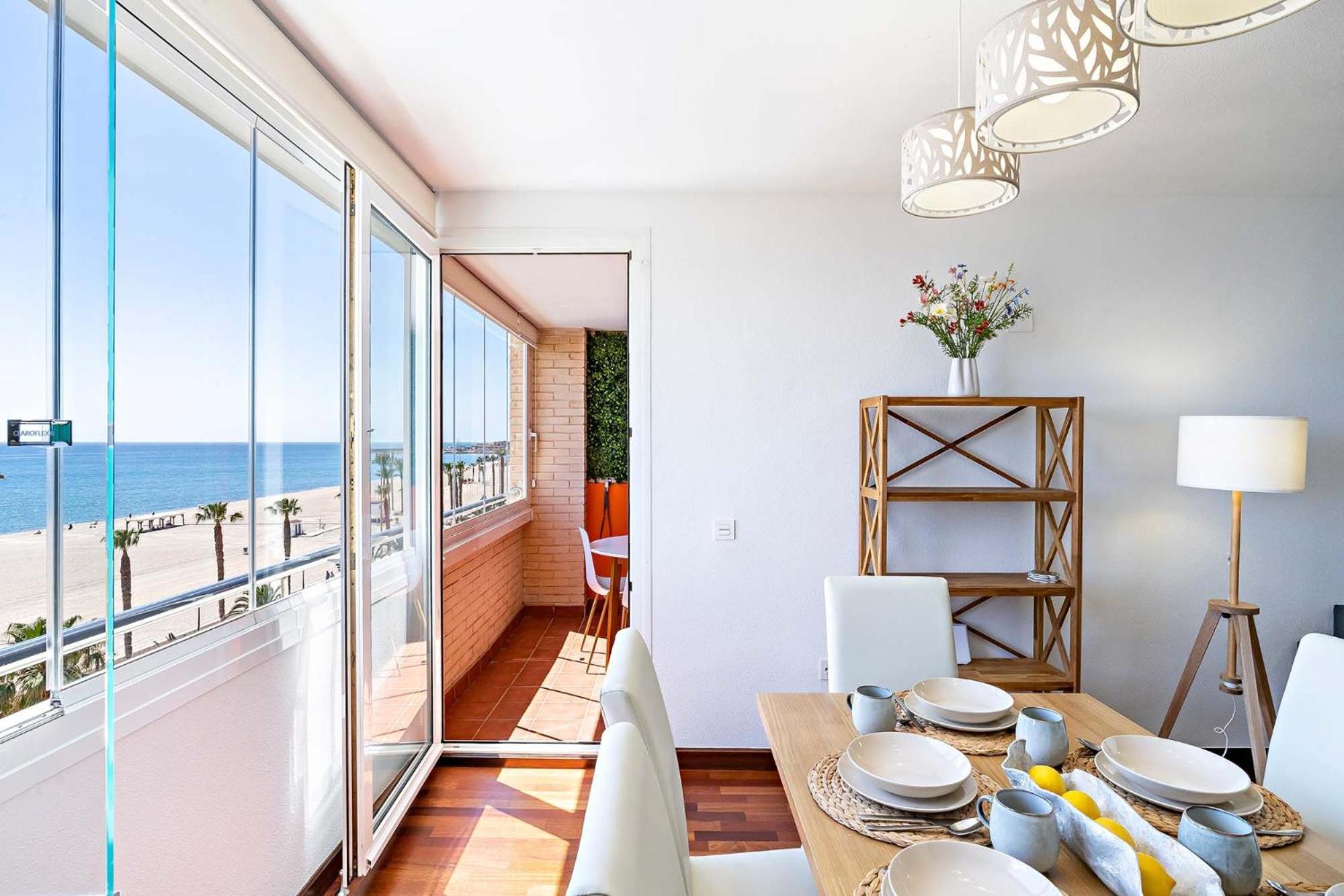 Vista Del Mar Residencial Appartement Roquetas de Mar Buitenkant foto